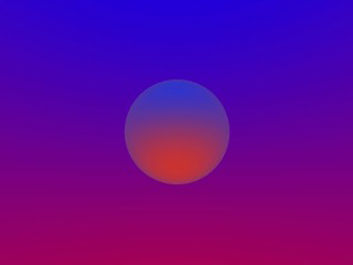 A simple gradient sky sphere.