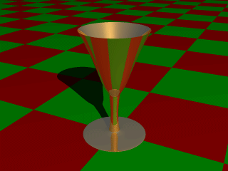 A surface of revolution object.